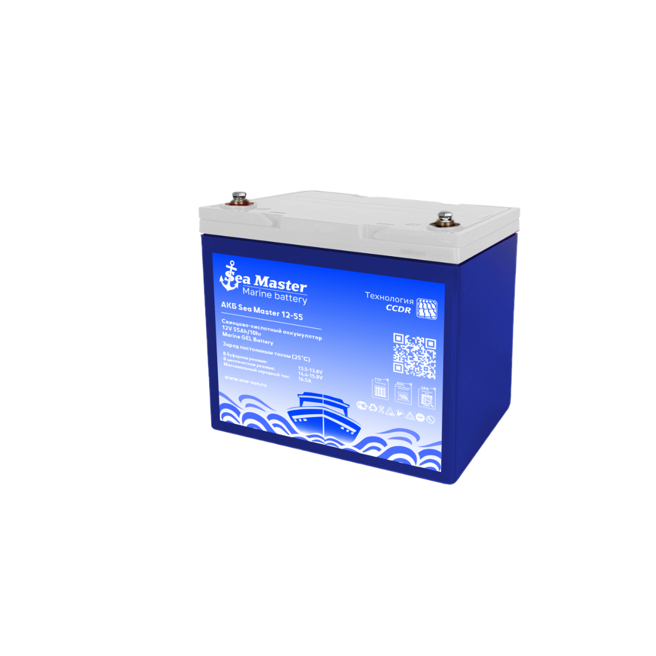 Аккумуляторная батарея One-sun Sea Master GEL 12-55