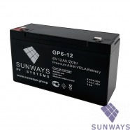 Аккумуляторная батарея SUNWAYS GP 6-12