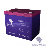 Аккумуляторная батарея SUNWAYS HR 12-75