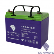 Аккумуляторная батарея SUNWAYS GP 12-33