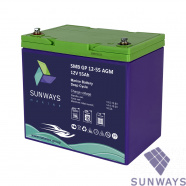 Аккумуляторная батарея Sunways Marine SMB GP 12-55 AGM