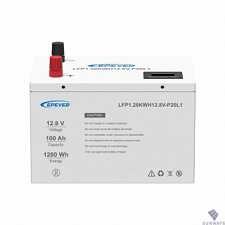  EPEVER LFP1.28KWH12.8V-P20L1 3