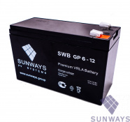 Аккумуляторная батарея SUNWAYS GP 6-12