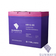 Аккумуляторная батарея SUNWAYS HR 12-55