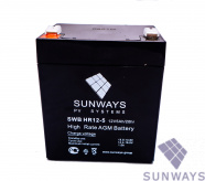 Аккумуляторная батарея SUNWAYS HR 12-5