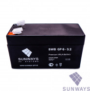 Аккумуляторная батарея SUNWAYS GP 6-3,2